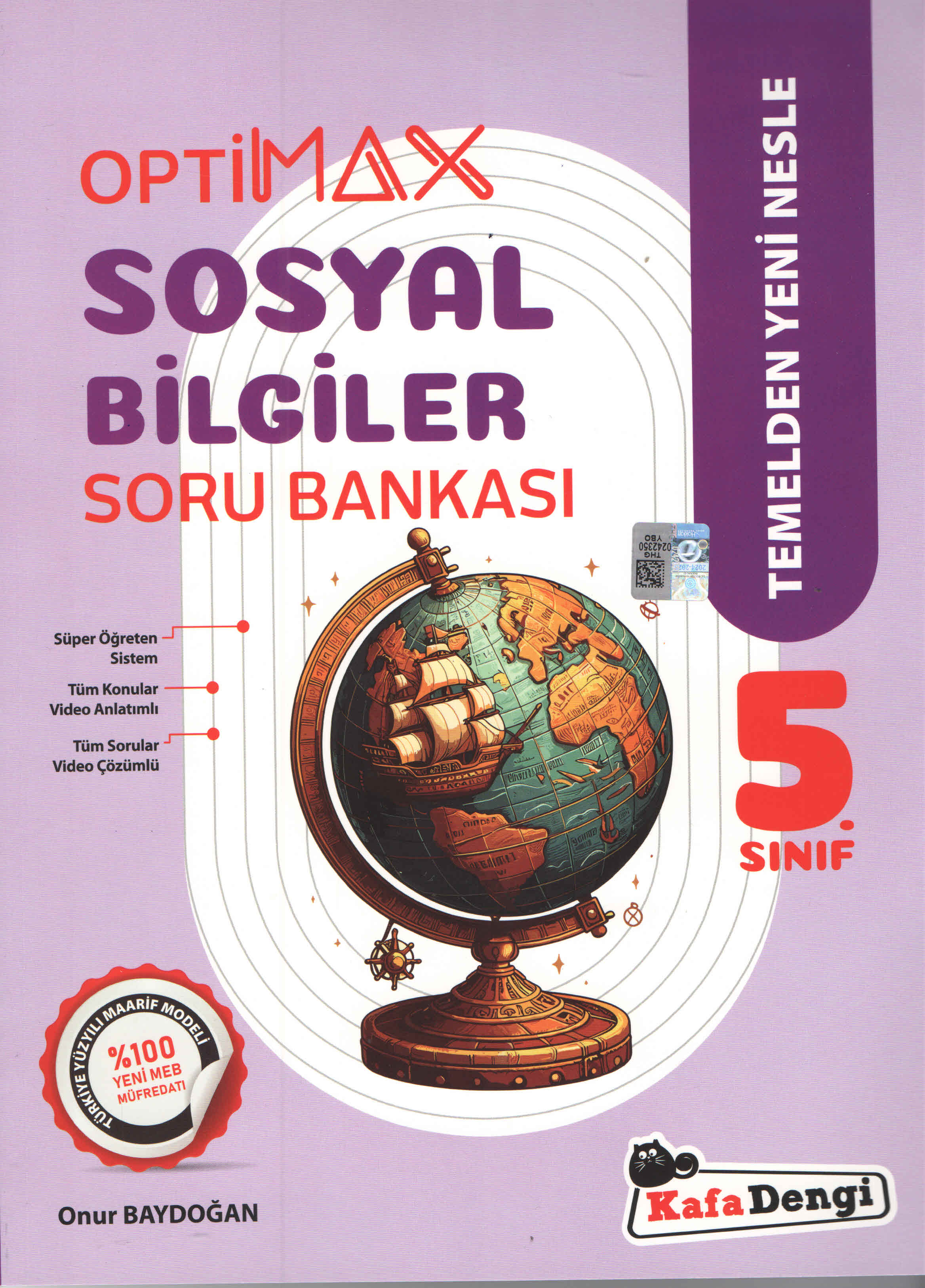 Kafa Dengi Yayınları 5. Sınıf  OPTİMAX Sosyal Bilgiler Soru Bankası