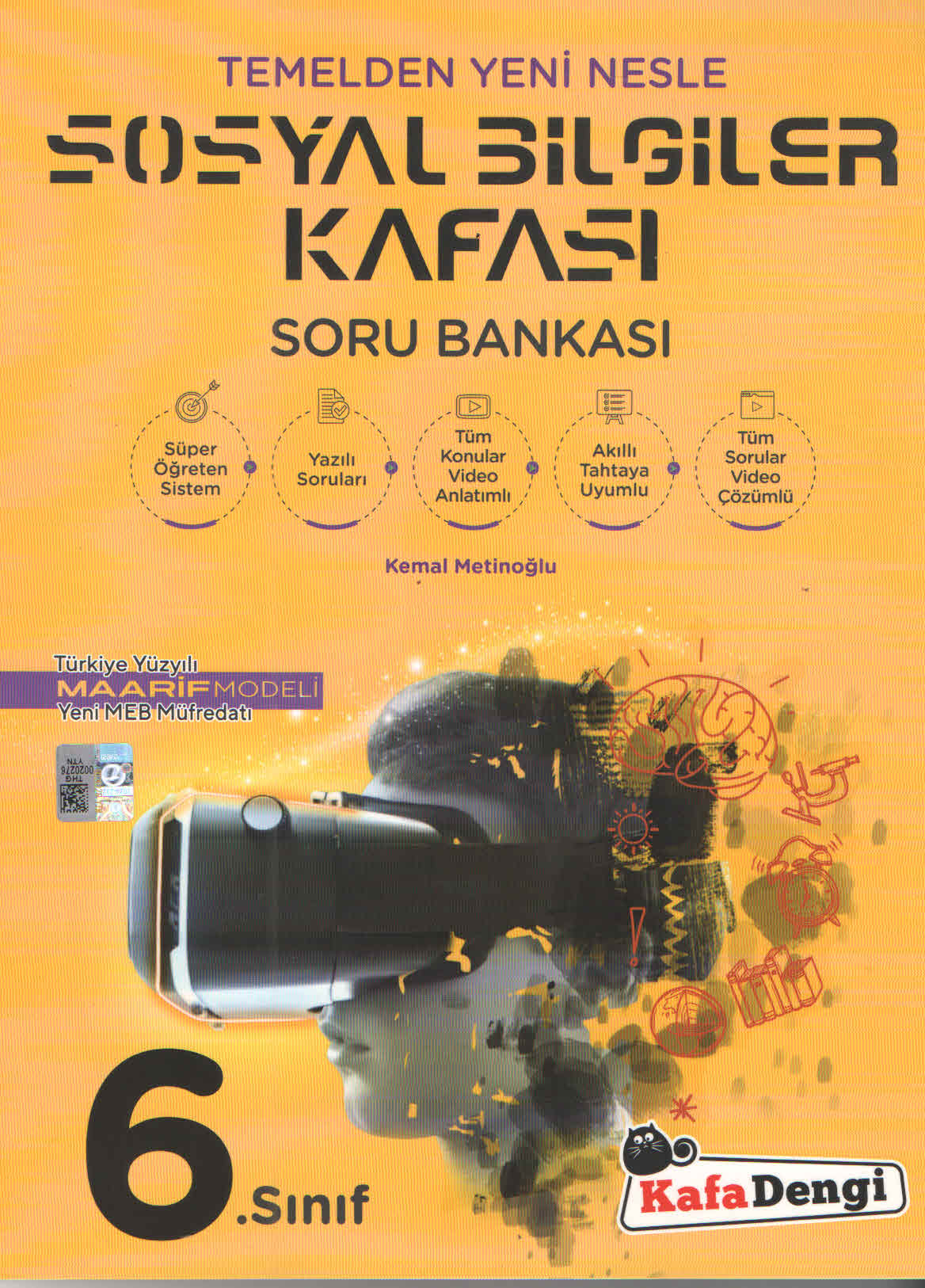 Kafa Dengi Yayınları 6. Sınıf Sosyal Bilgiler Kafası Soru Bankası