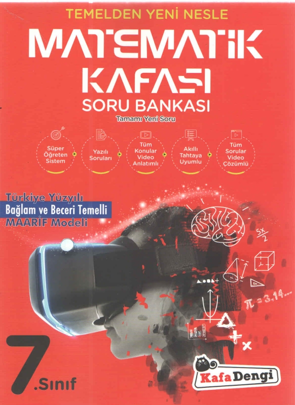 Kafa Dengi Yayınları 7. Sınıf Matematik Kafası Soru Bankası