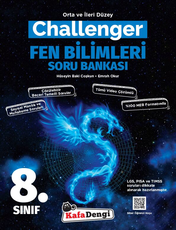 Kafa Dengi Yayınları 8. Sınıf Lgs Fen Bilimleri Challenger Soru Bankası