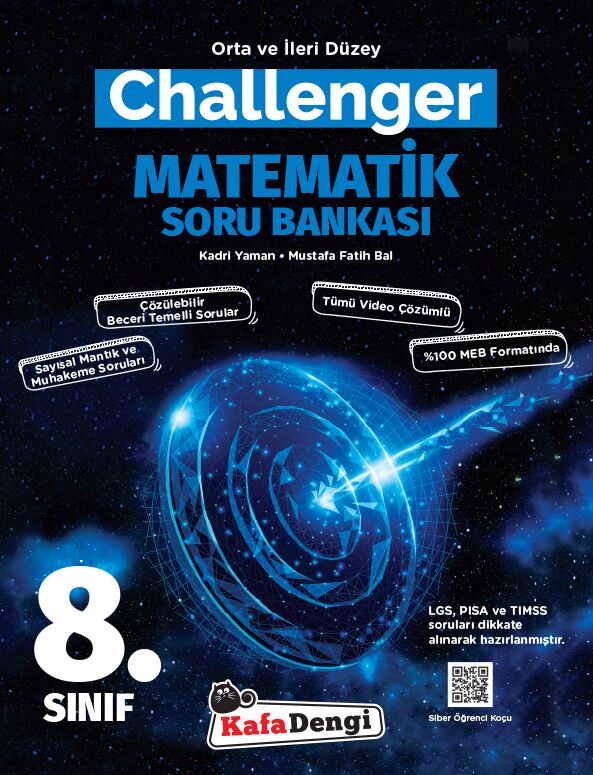 Kafa Dengi Yayınları 8. Sınıf Lgs Matematik Challenger Soru Bankası