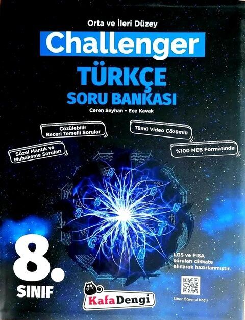 Kafa Dengi Yayınları 8. Sınıf Lgs Türkçe Challenger Soru Bankası