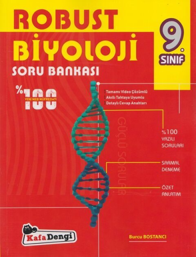 Kafa Dengi Yayınları 9. Sınıf  Biyoloji Robust Soru Bankası