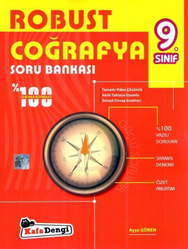 Kafa Dengi Yayınları 9. Sınıf  Coğrafya Robust Soru Bankası