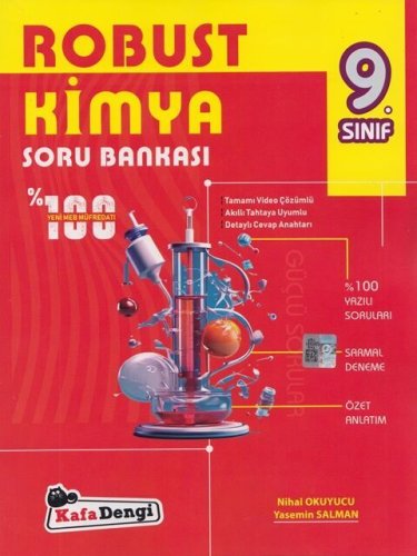 Kafa Dengi Yayınları 9. Sınıf  Kimya Robust Soru Bankası
