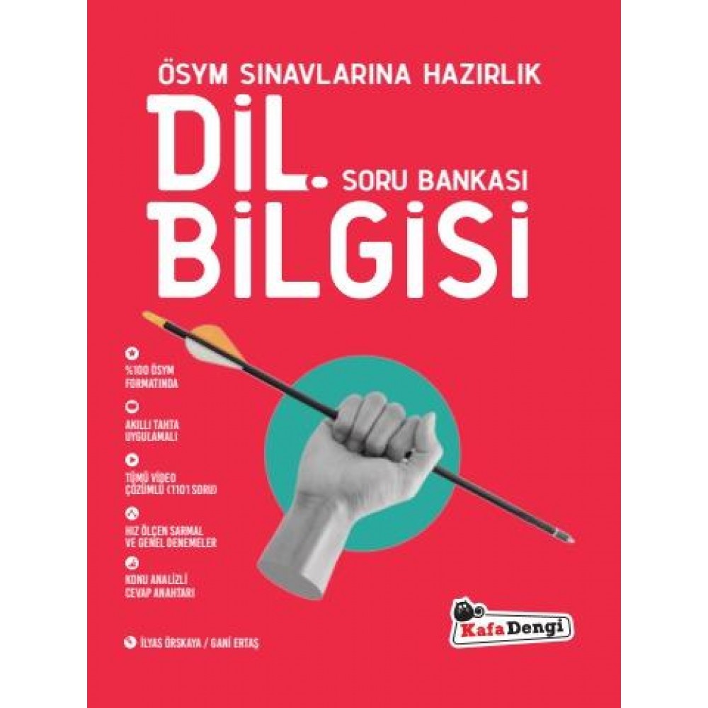 Kafa Dengi Yayınları ÖSYM Sınavlarına Hazırlık Dil Bilgisi Soru Bankası