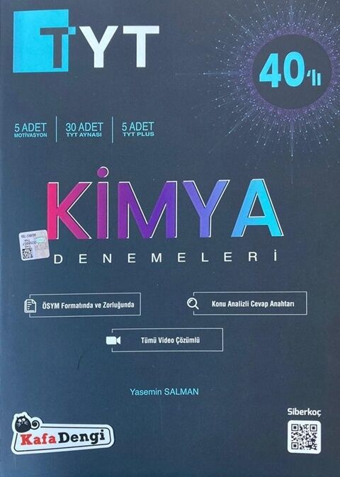 Kafa Dengi Yayınları Tyt Kimya 40 Lı Deneme