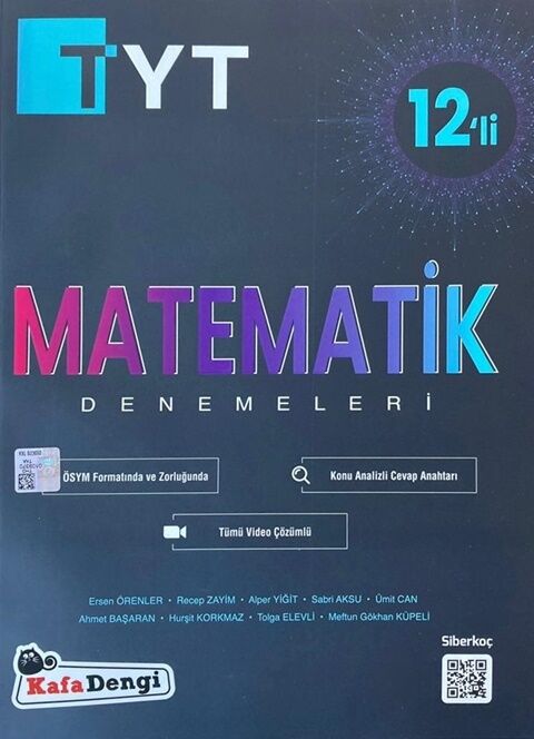 Kafa Dengi Yayınları Tyt Matematik 12 Li Deneme