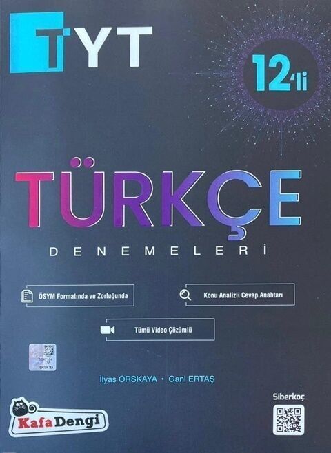 Kafa Dengi Yayınları Tyt Türkçe 12 Li Deneme