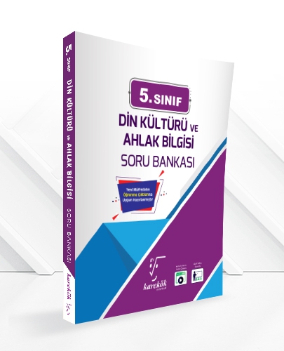 Karekök Yayınları 5. Sınıf  Din Kültürü ve Ahlak Bilgisi Soru Bankası
