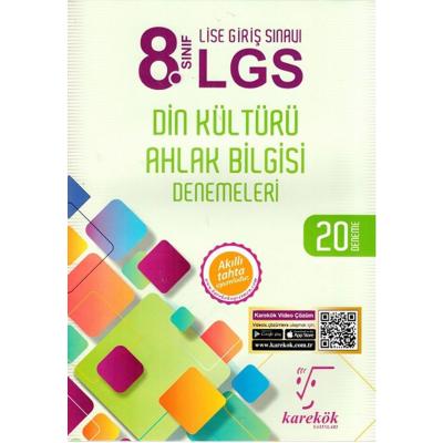 Karekök Yayınları 8.Sınıf Lgs Din Kültürü Ahlak Bilgisi Denemeleri