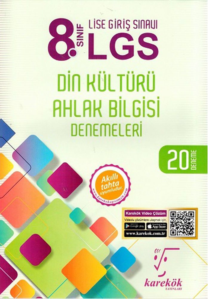 Karekök Yayınları 8. Sınıf Lgs Din Kültürü Ahlak Bilgisi Denemeleri