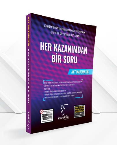 Karekök Yayınları AYT Matematik Her Kazanımdan Bir Soru