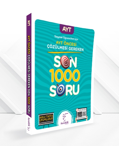 Karekök Yayınları AYT Öncesi Çözülmesi Gereken SON 1000 Soru SAYISAL