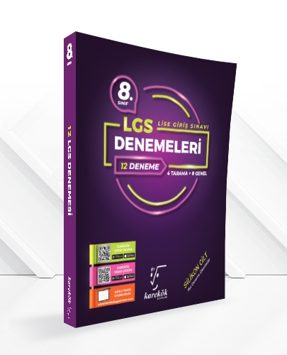 Karekök Yayınları LGS 8. Sınıf  12 Deneme Seti