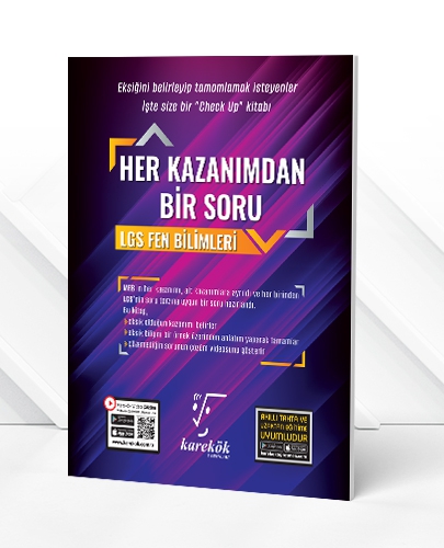 Karekök Yayınları LGS 8. Sınıf Fen Bilimleri Her Kazanımdan Bir Soru
