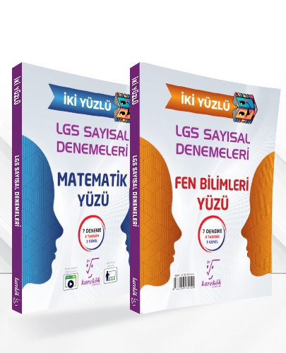 Karekök Yayınları LGS 8. Sınıf İki Yüzlü Sayısal Denemeleri
