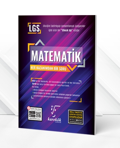 Karekök Yayınları LGS 8. Sınıf Matematik Her Kazanımdan Bir Soru