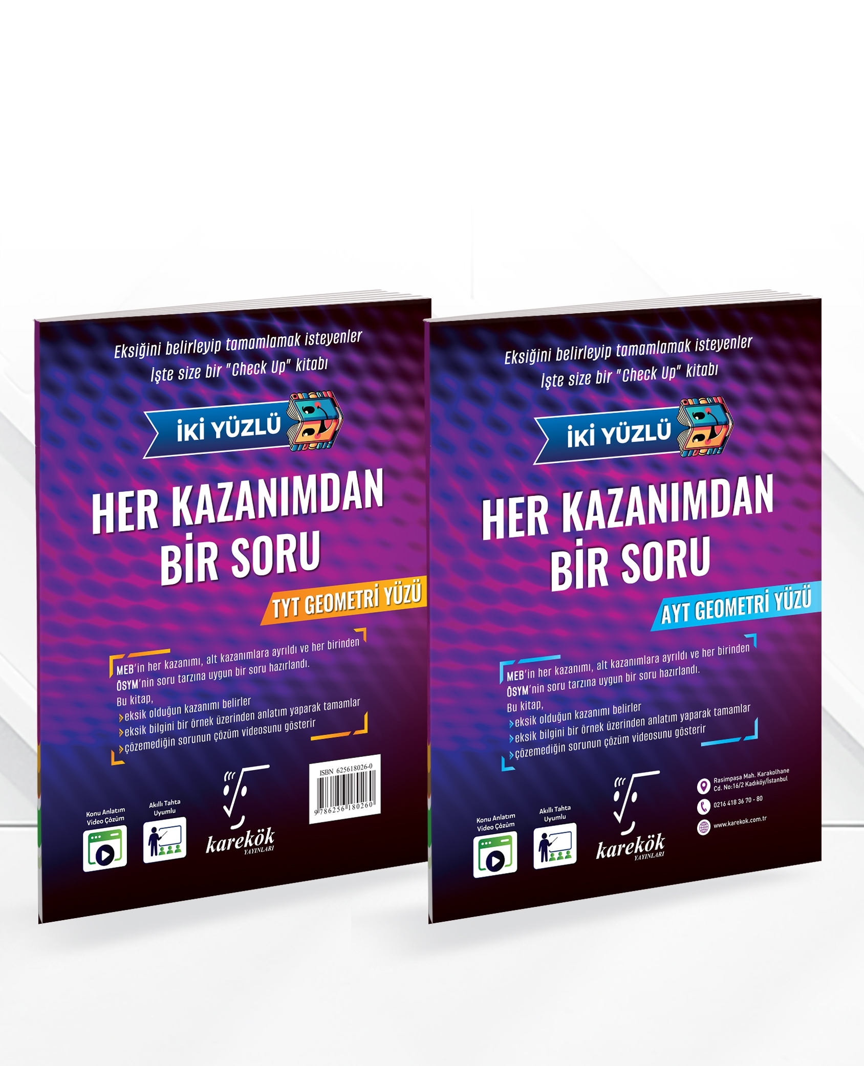 Karekök Yayınları TYT AYT Geometri Her Kazanımdan Bir Soru 