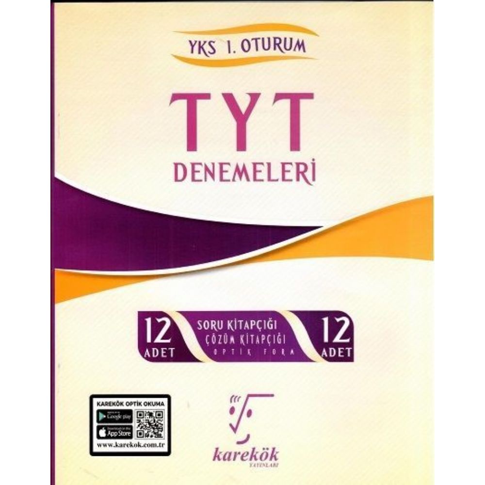 Karekök Yayınları Tyt Denemeleri  12 Adet