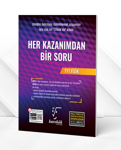 Karekök Yayınları TYT Fizik Her Kazanımdan Bir Soru