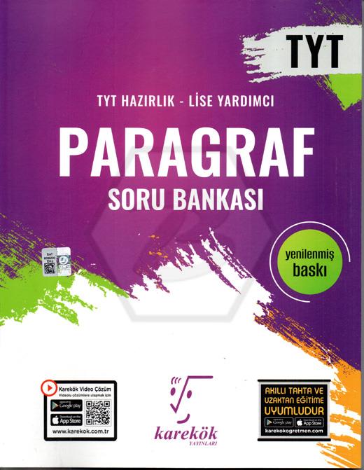 Karekök Yayınları Tyt Paragraf Soru Bankası