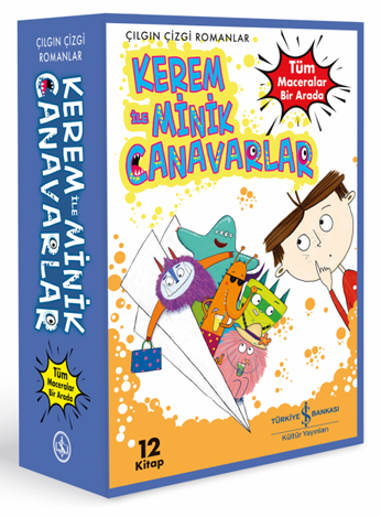Kerem İle Minik Canavarlar – Tüm Maceralar Bir Arada (12 Kitap) - Kutulu