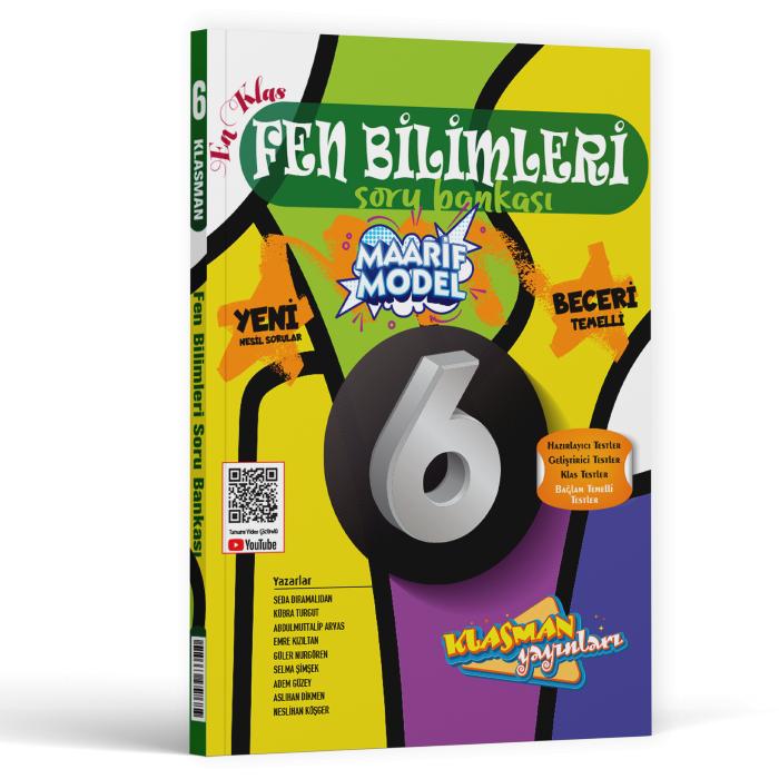 Klasman Yayınları 6. Sınıf Fen Bilimleri Soru Bankası
