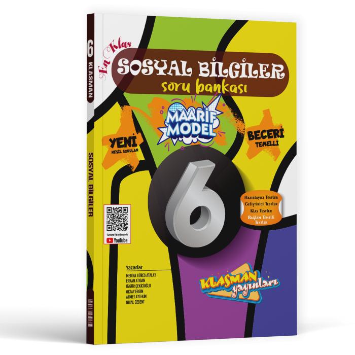 Klasman Yayınları 6. Sınıf Sosyal Bilgiler Soru Bankası
