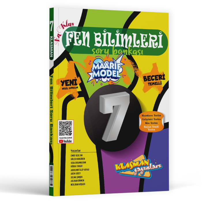 Klasman Yayınları 7. Sınıf Fen Bilimleri Soru Bankası