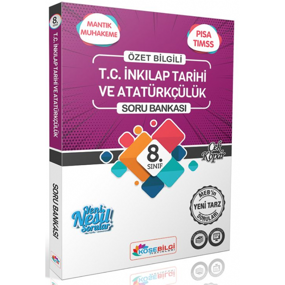 Köşebilgi 8. Sınıf Tc İnkilap Tarihi Ve Atatürkçülük Soru Bankası