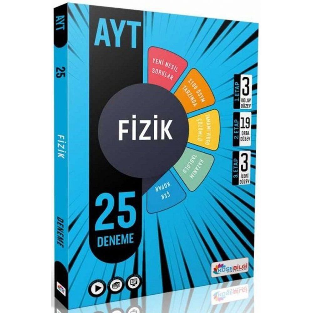 Köşebilgi Yks Ayt Fizik 25 Deneme Video Çözümlü
