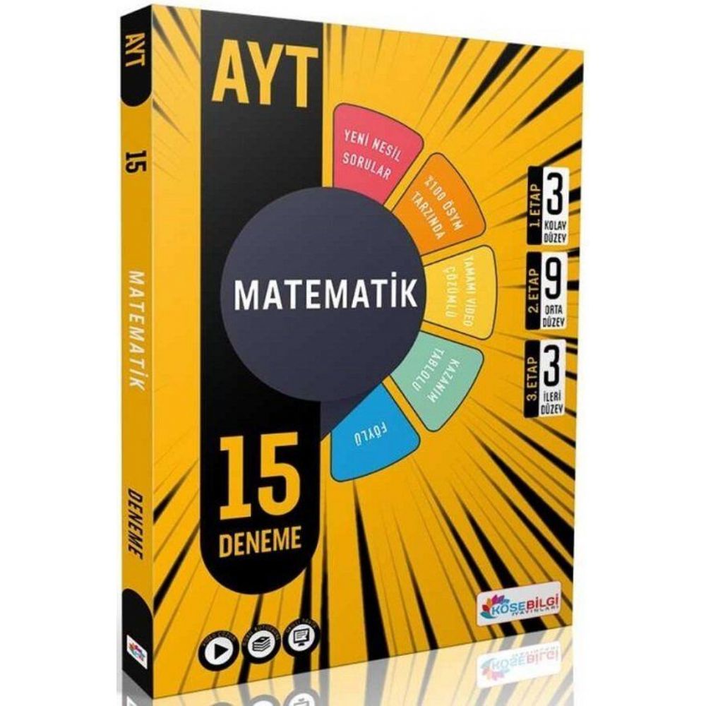 Köşebilgi Yks Ayt Matematik 15 Deneme Video Çözümlü