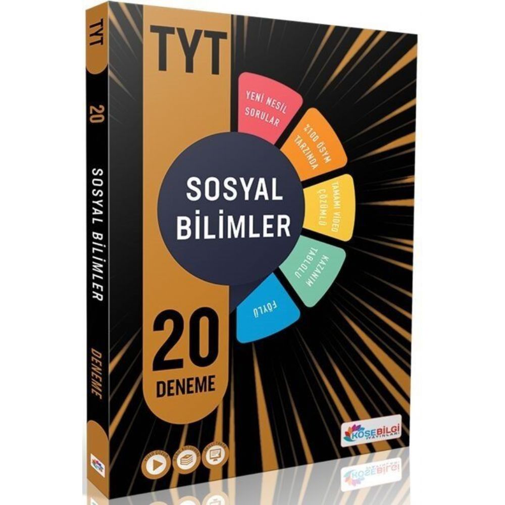 Köşebilgi Yks Tyt Sosyal Bilimler 20 Deneme Video Çözümlü