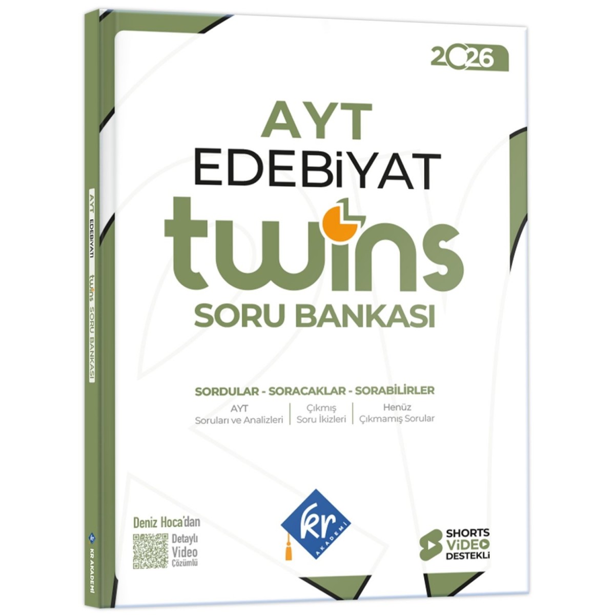 KR Akademi Yayınları 2026 AYT Twins Edebiyat Soru Bankası 