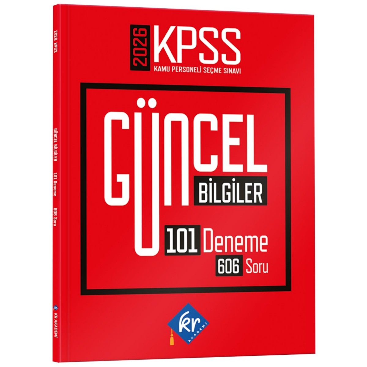 KR Akademi Yayınları 2026 KPSS Güncel Bilgiler 101 Deneme 606 Soru 