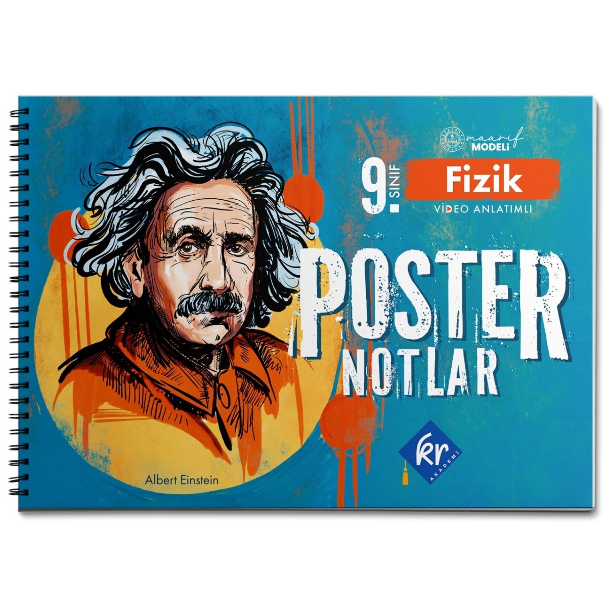 KR Akademi Yayınları 9. Sınıf Maarif Modeli Fizik Poster Notlar 