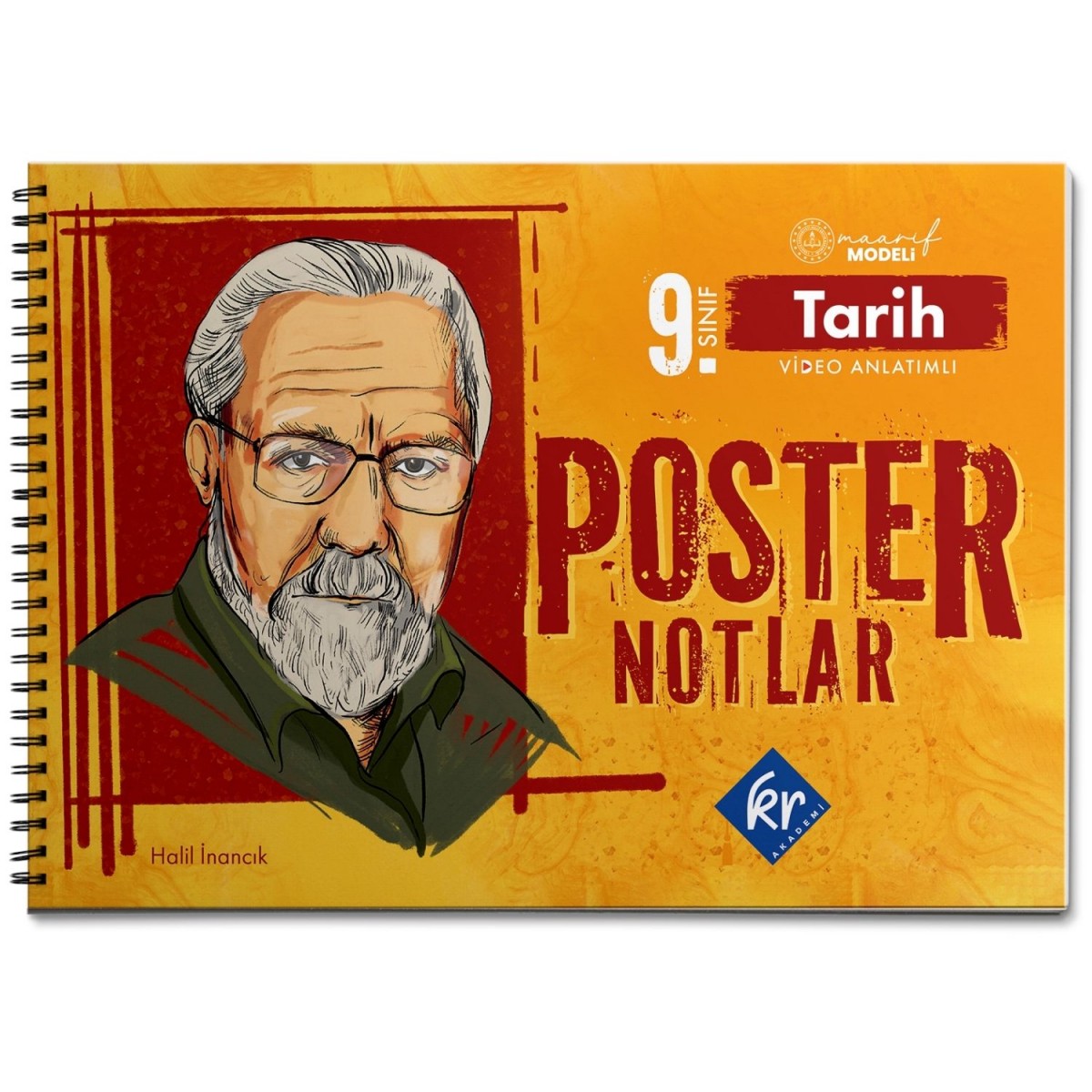 KR Akademi Yayınları 9. Sınıf Maarif Modeli Tarih Poster Notlar 