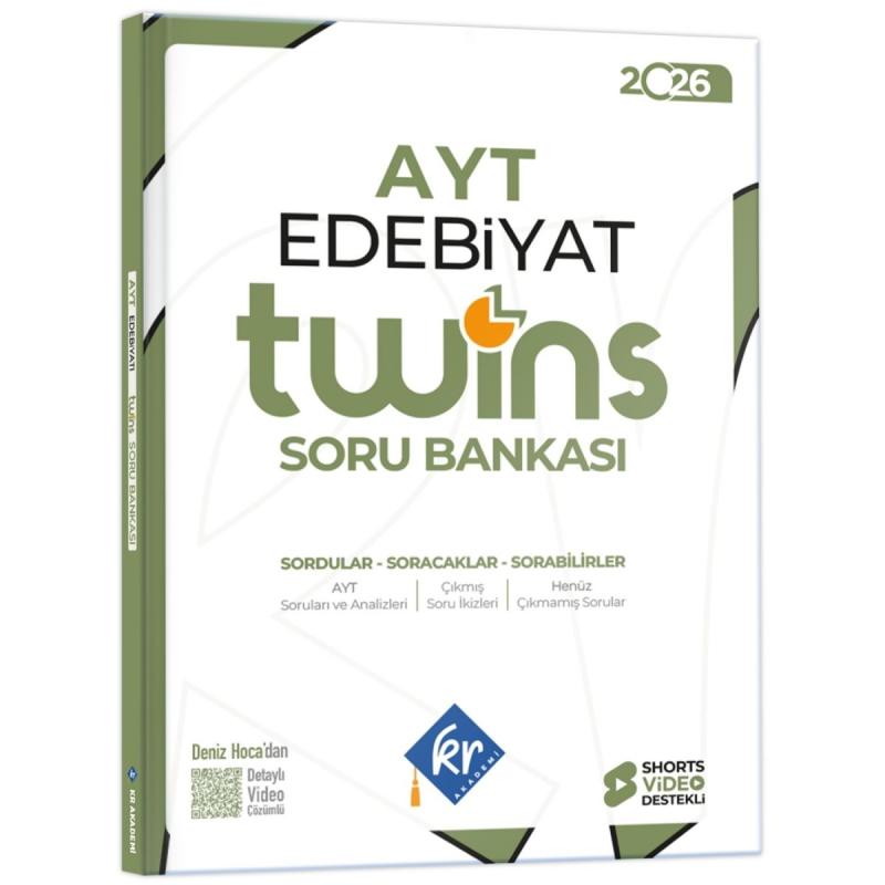 KR Akademi Yayınları AYT Twins Edebiyat Soru Bankası 