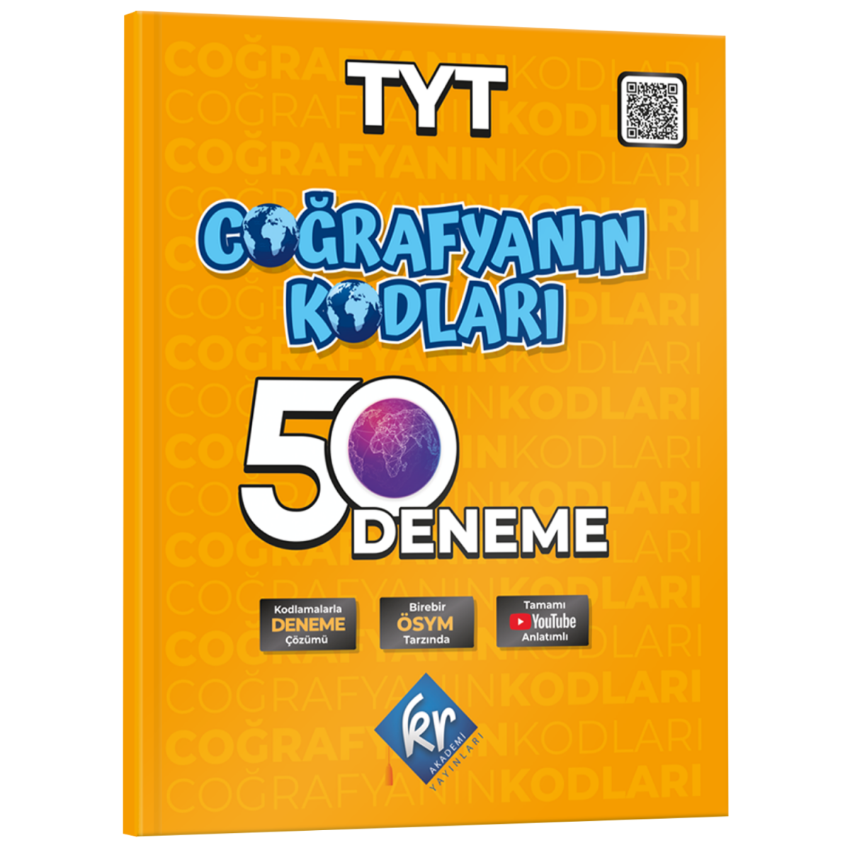 Kr Akademi Yayınları Coğrafyanın Kodları TYT Coğrafya Çözümlü 50 Deneme