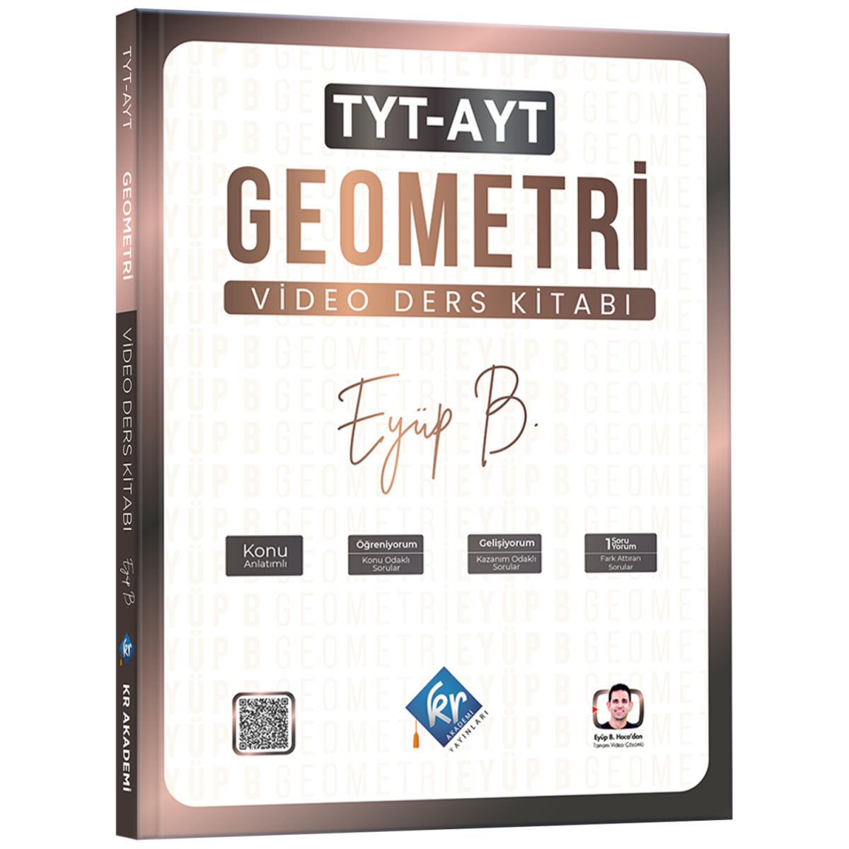 KR Akademi Yayınları Eyüp B. TYT AYT Geometri Video Ders Kitabı 