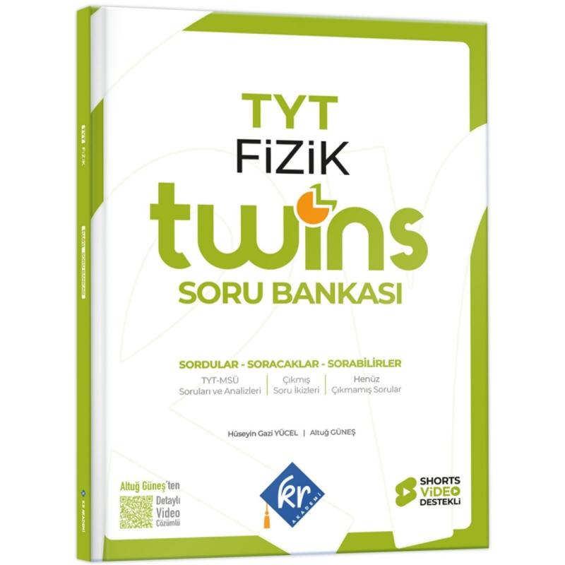 KR Akademi Yayınları TYT Twins Fizik Soru Bankası 