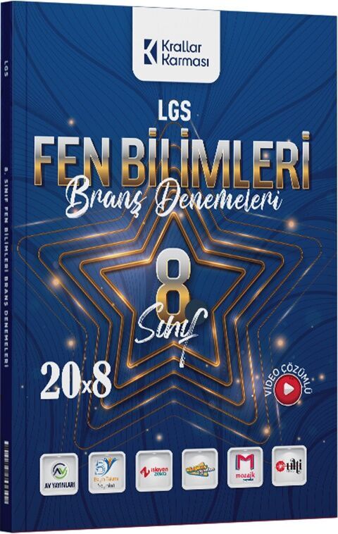 Krallar Karması LGS 8. Sınıf  Fen Bilimleri 20 x 8 Branş Denemeleri