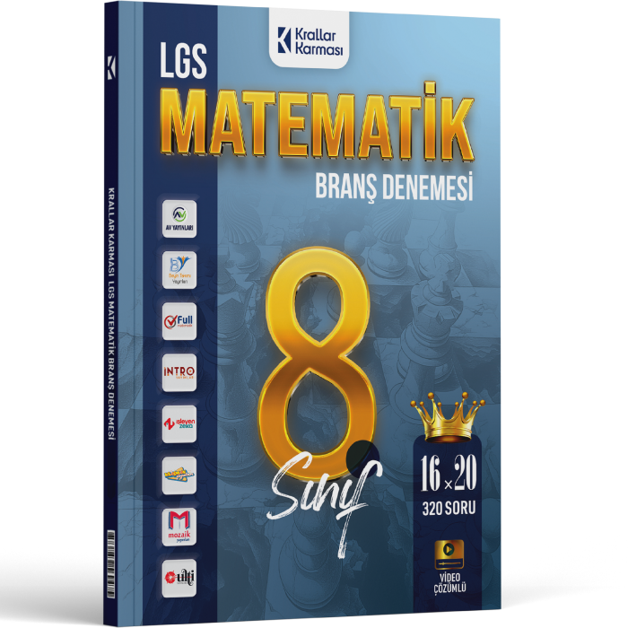 Krallar Karması LGS 8. Sınıf  Matematik 16 x 20 Branş Denemeleri