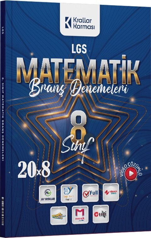 Krallar Karması LGS 8. Sınıf  Matematik 20 x 8 Branş Denemeleri