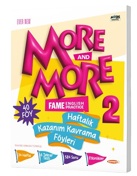 Kurmay ELT Yayınları More and More 2 Haftalık Kazanım Kavrama Föyleri