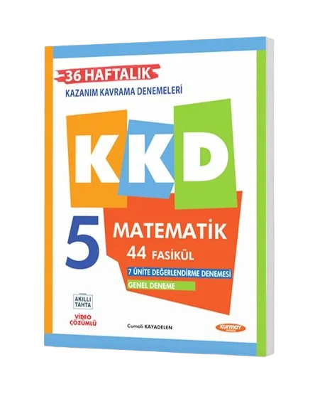 Kurmay Yayınları 5. Sınıf  Matematik Haftalık Kazanım Kavrama Denemeleri
