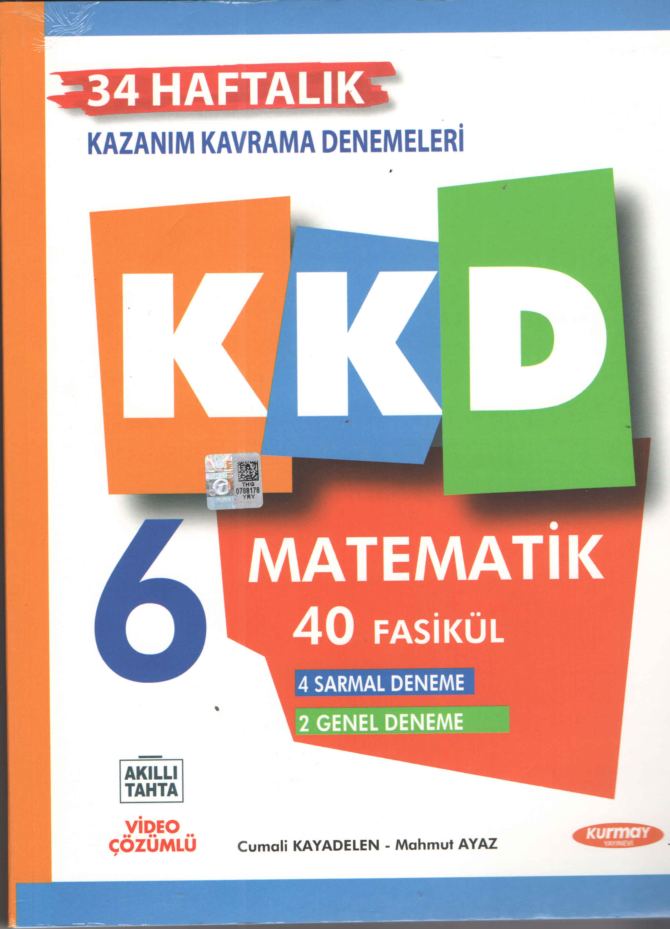 Kurmay Yayınları 6. Sınıf Matematik Haftalık Kazanım Kavrama Denemeleri