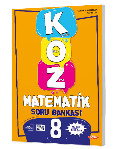 Kurmay Yayınları Lgs 8. Sınıf Koz (Kolay – Orta – Zor) Matematik Soru Bankası