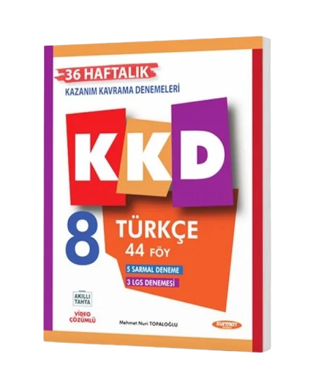 Kurmay Yayınları Lgs 8. Sınıf Türkçe Haftalık Kazanım Kavrama Denemeleri